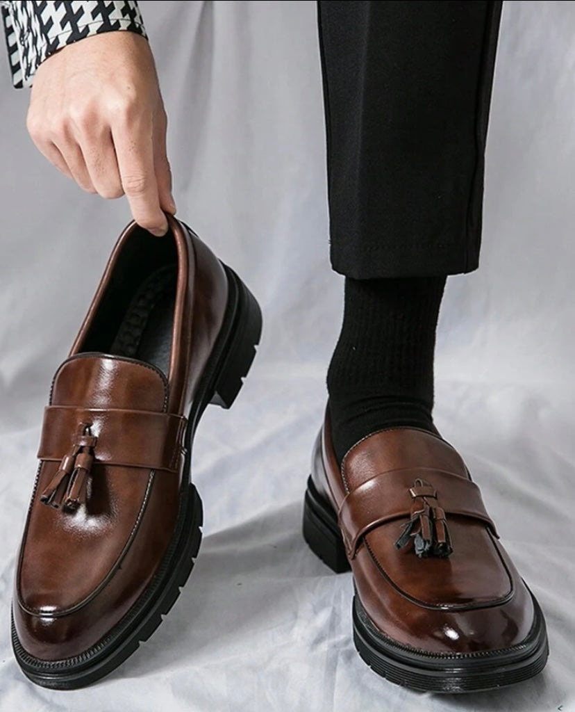 Chaussure mocassin marron